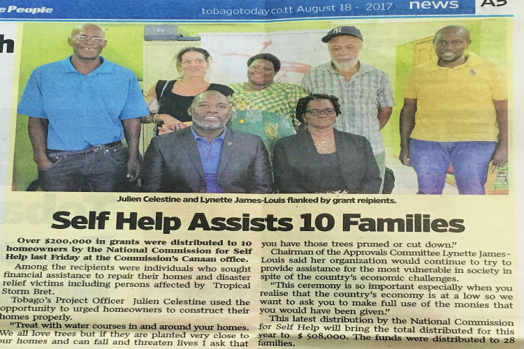 Grants distribution in Tobago - trinidad news
