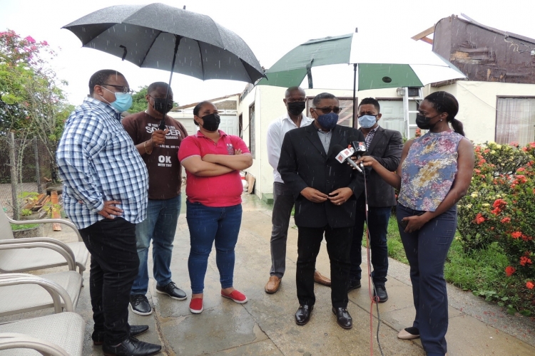 Site Visit in D'Abadie Omera & Sangre Grande  - trinidad news